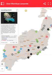 KARTE LANZAROTE KARTE CÉSAR MANRIQUE LANZAROTE ARCHITEKTUR